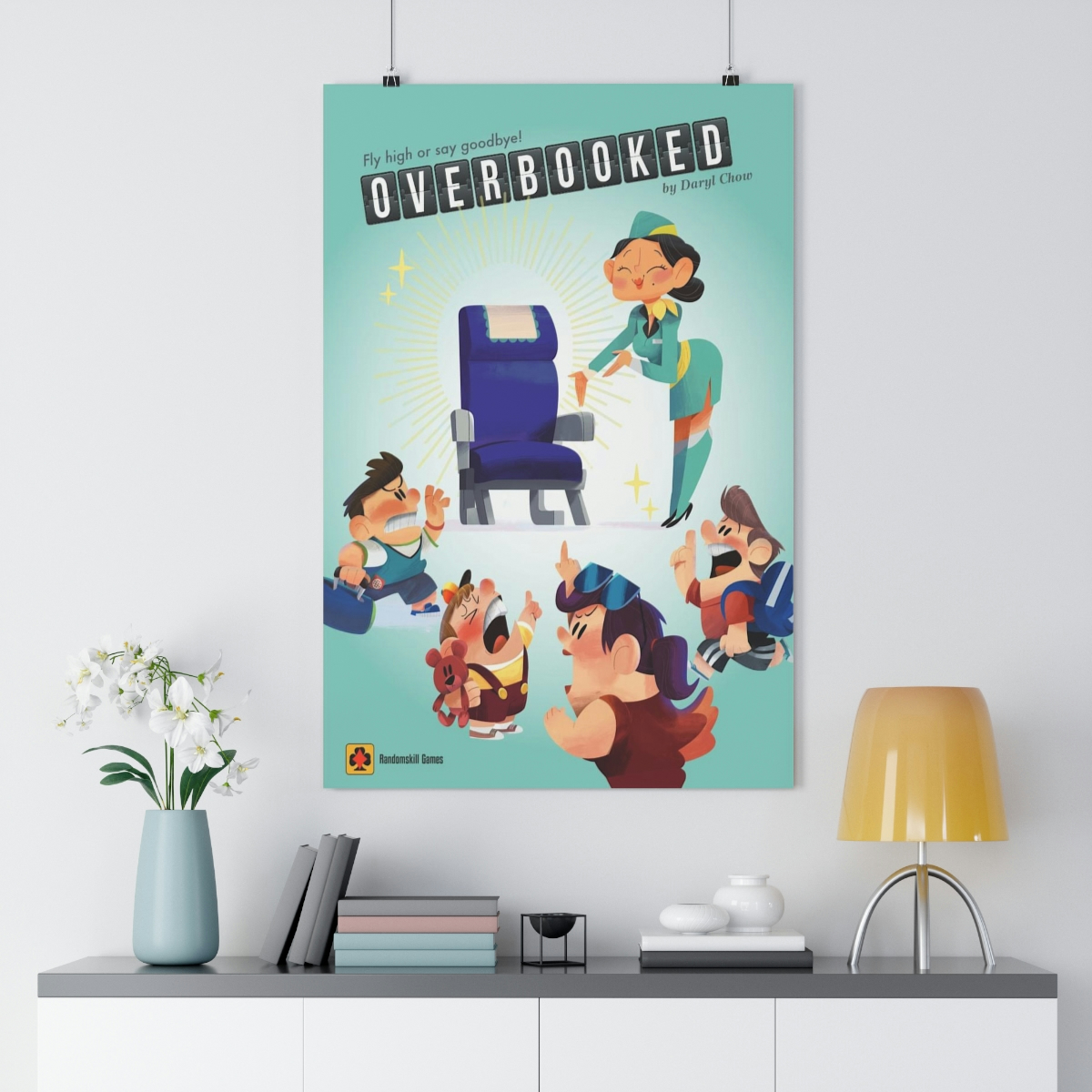 Overbooked Art Print