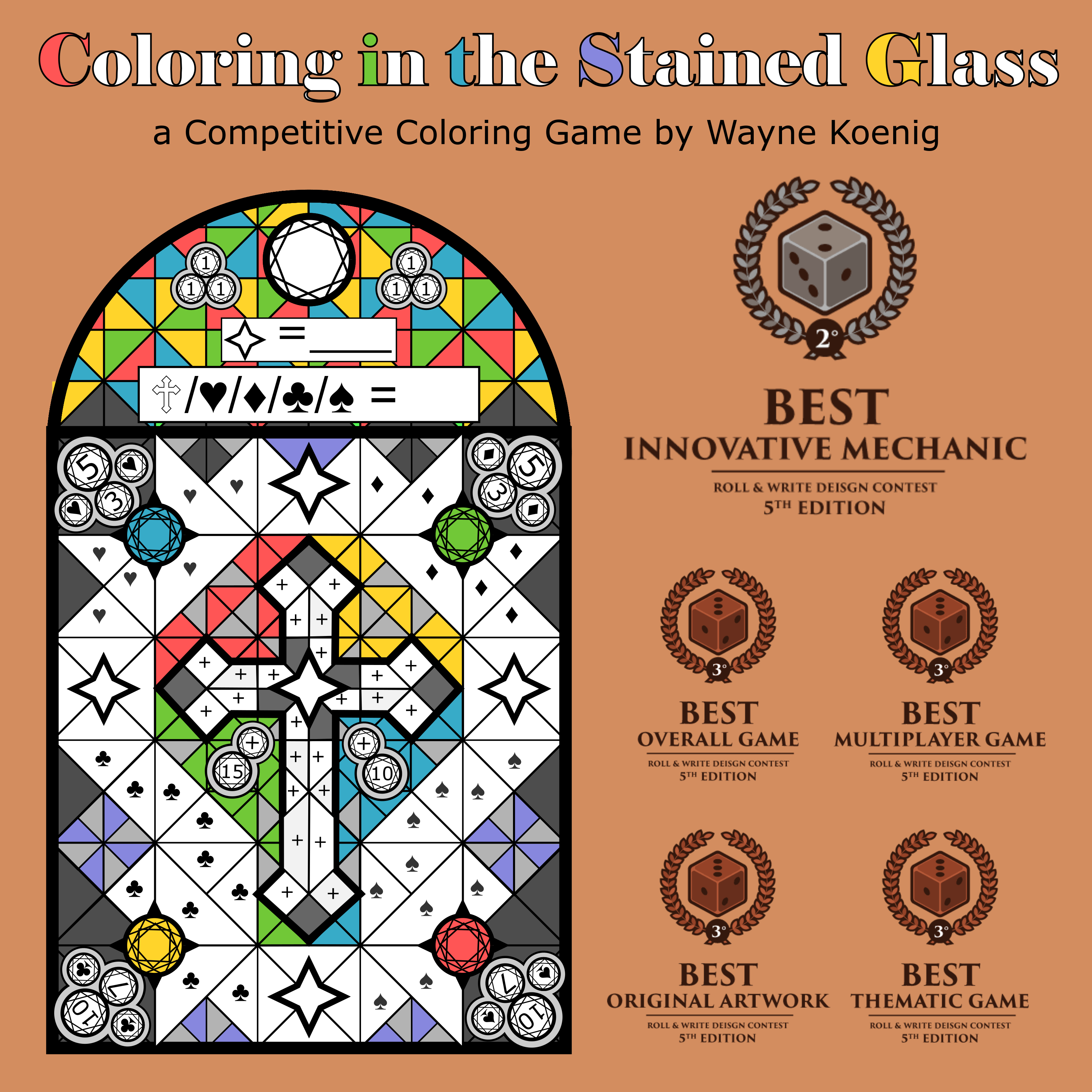 Coloring in the Stained Glass